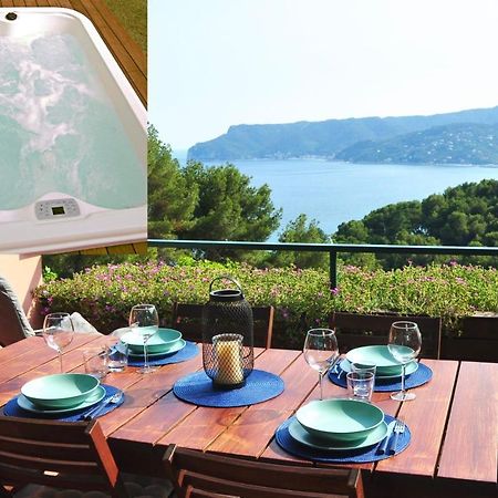 Una Spettacolare Vista Mare - Casa Con Jacuzzi 베르게지 외부 사진